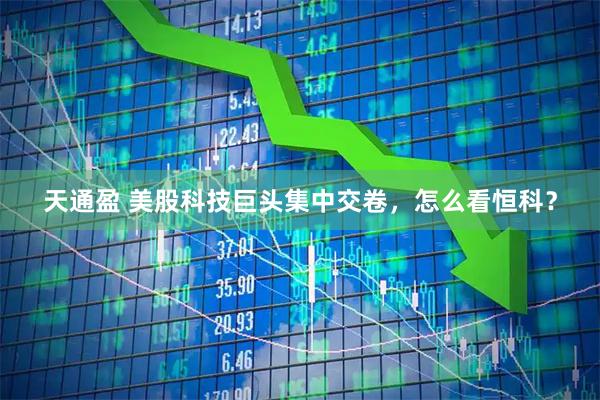 天通盈 美股科技巨头集中交卷，怎么看恒科？